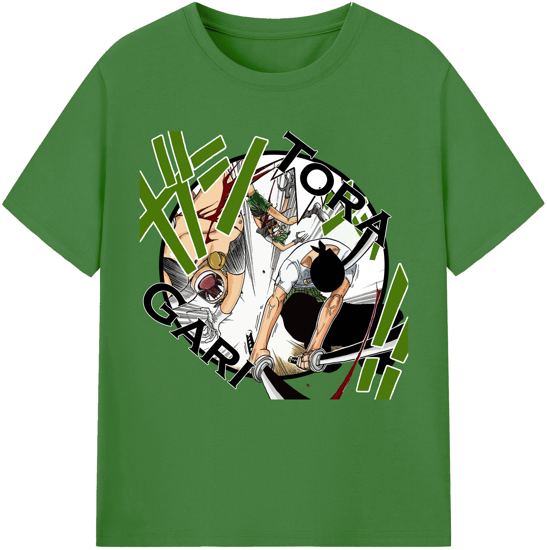ワンピース ロロノア・ゾロ ONE PIECE Roronoa Zoro レディースカジュアルプリントTシャツ（綿100％）